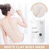 Белая глиняная маска для тела отбеливающий увлажняющий крем для тела осветляющий отбеливающий крем для тела Доступно V4T6
