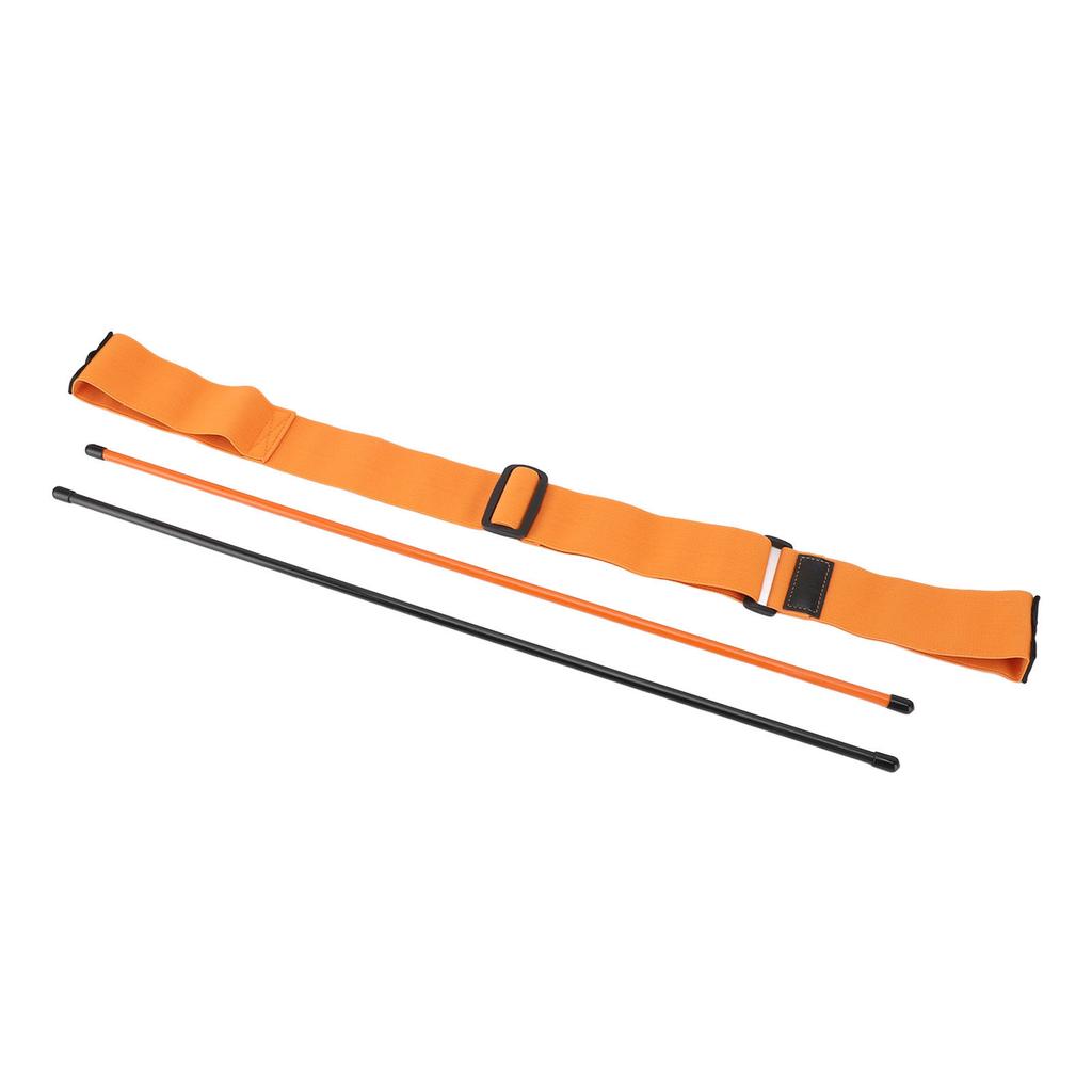 Swing Training Aid Fiber Rod and Elastic Band Portable Swing Practice Tool for Training