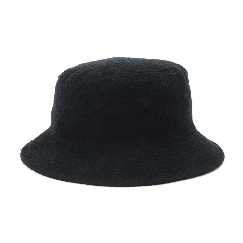Панама ворсовая простая черная BUCKET01 PILE BASIC BLK [New Era] S/M