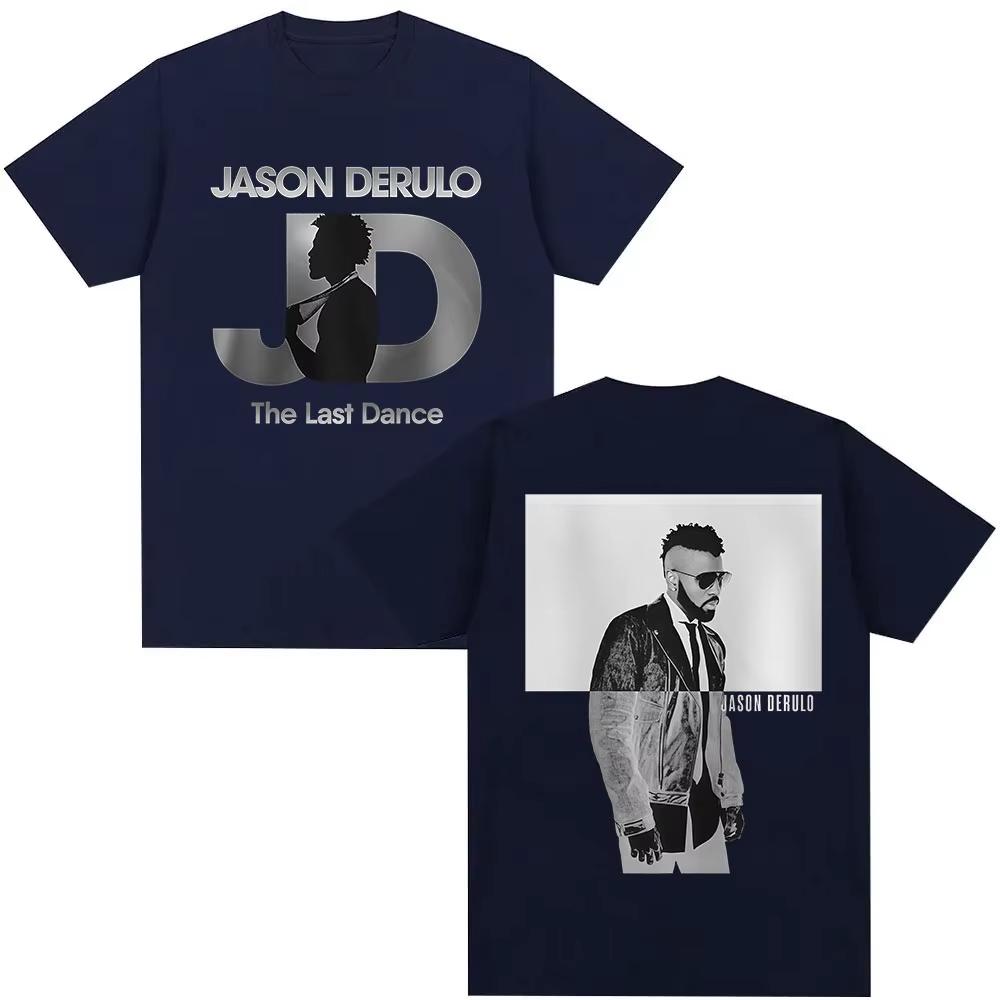 Jason Derulo The Last Dance Tour 2026 Graphics Shirt Unisex Y2k Hip Hop Style Summer Unisexs Women Short Sleeve Tshirt Fan Gift