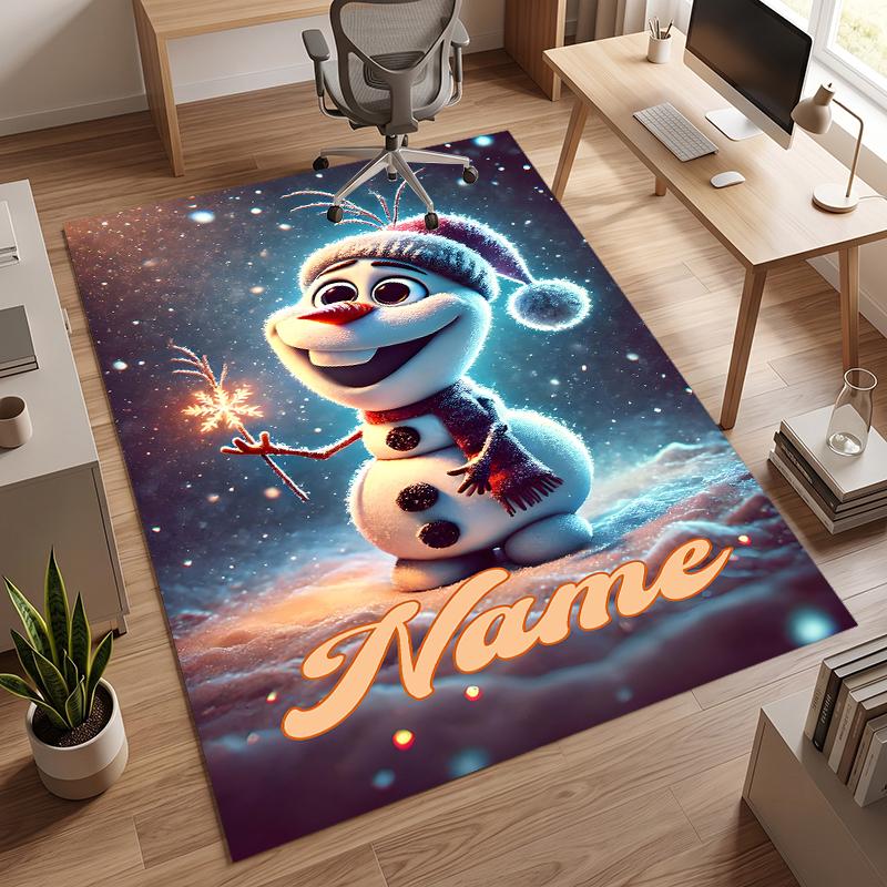 Christmas atmosphere (14) Personalized name Office Carpet Stylish Decor for Living Room Bedroom Kitchen