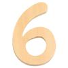 FSC Mix Credit Wooden Number, 6cm 6