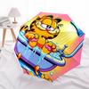 1pc Garfield taking a bath Umbrella with Plastic Handle,Suitable for All Seasons Home Travel Outdoor UmbrellaM943