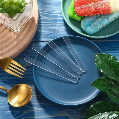 20 шт. Новые прозрачные многоразовые палочки для мороженого DIY поделки Летние акриловые палочки для эскимо Домашние ручной работы ледяные палочки