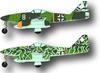 Doyusha Messerschmitt Пластиковая модель 1/72 Me262A-1a (Самолет)
