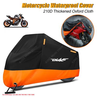 Чехол KTM водонепроницаемый для KTM Duke 125 200 390 790 990 1190 1090 мотоциклетный чехол от пыли и дождя со светоотражающей полосой