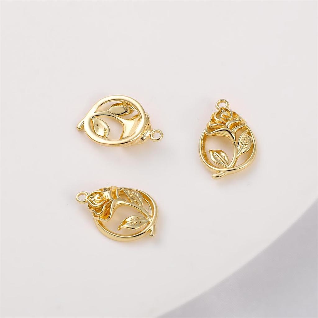 High Quality Copper Round Pendant Accessories For Jewelry Making Necklace Bracelet Earring