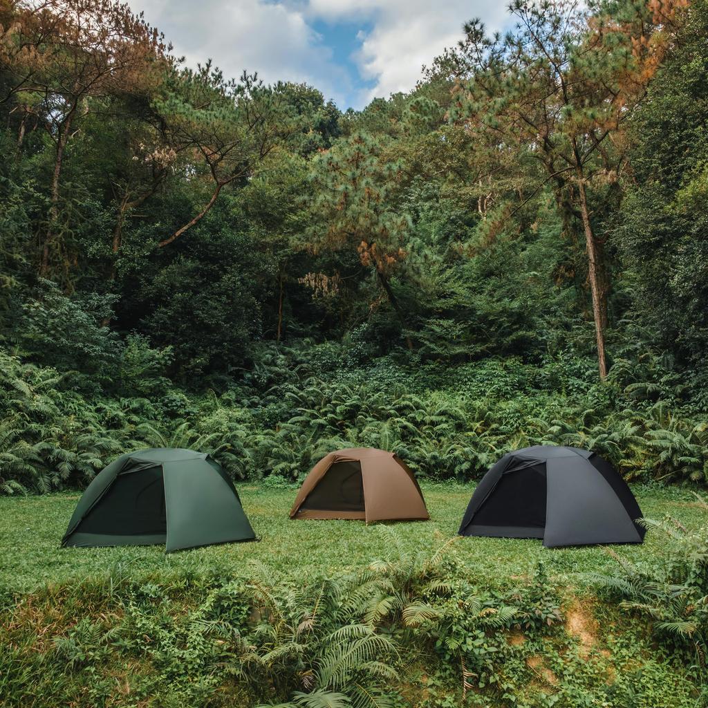 Thous Winds Dome 2 Person Cotton Mountain Small Easy 15D Water Pressure Resistance 2000mm Tent, Lightweight, Compact, Tent, Tent, Outdoor, Climbing,