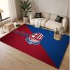 Custom Rug Bolton Wanderers FC Pattern Print Name Text Soft Non‑Slip Floor Carpet for Home Indoor Decoration