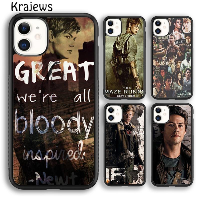 Чехол для телефона Krajews The Maze Runner Poster Newt для iPhone 17 Air 16 15 14 plus 11 12 13 pro max coque Fundas