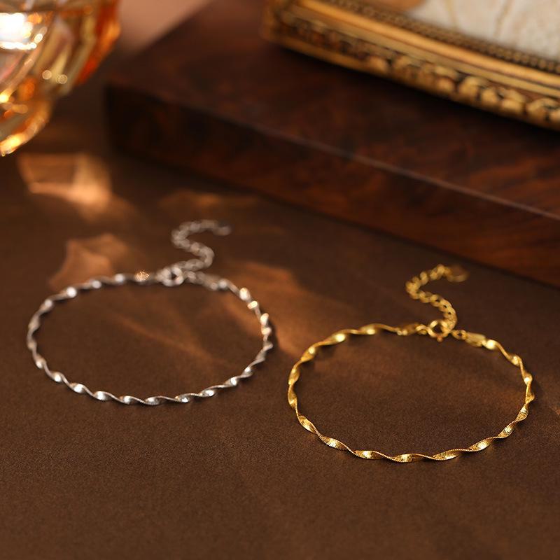 Браслет Banyan Tree S925 Silver Water Ripple — минималистичный женский летний аксессуар