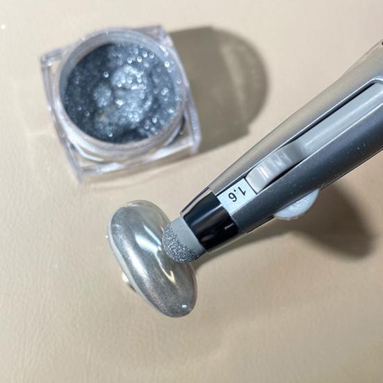 Набор ручек для дизайна ногтей с 4 сменными головками для бусин, цветочный узор в горошек, стразы, тонкий аппликатор для нанесения клея, для самостоятельного использования в салоне