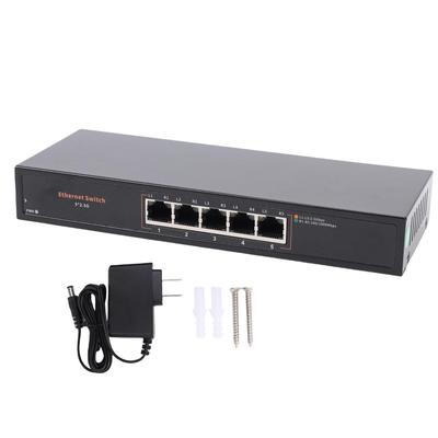 Ethernet-коммутатор 5 портов скорость 2,5 Гбит/с настольный настенный промышленный Ethernet-сплиттер сетевой хаб вилка США