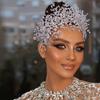 Luxury Bride Headwear Ice And Snow Queen Hair Band Elegant Upscale Heavy Industry Rhinestone Exquisite Crown Decorative Accessories