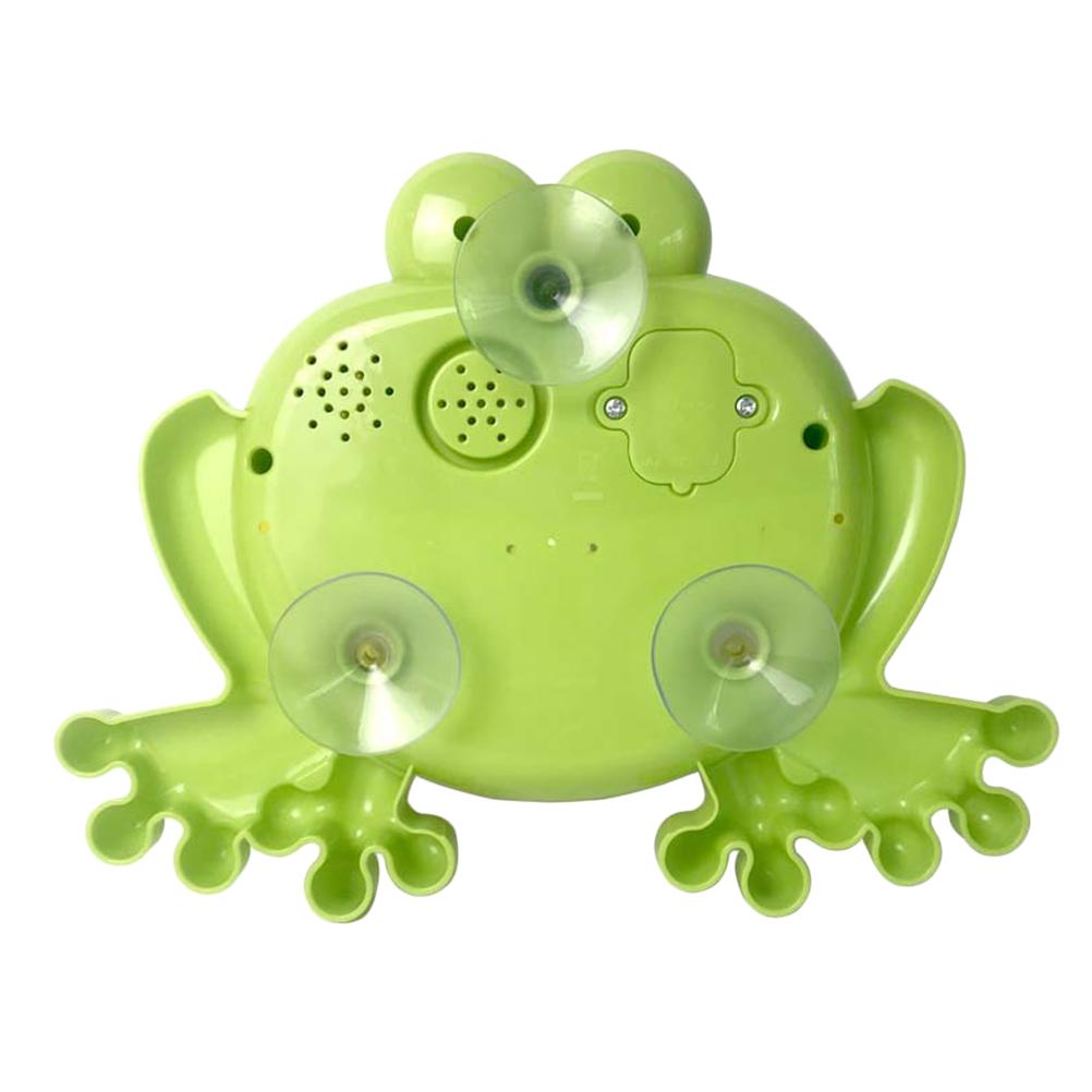 Baby Bath Bubble Machine Tub Frog Automatic Bubble Maker Blower Toys with 12 Music Songs