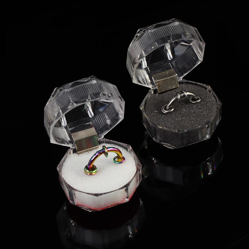 Nice Clear Crystal Beautiful Hot Organizer Display Case Jewelry Box Earrings Brooch Storage