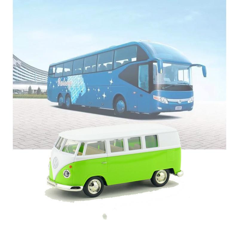 Yufeng Mackay 5-inch Alloy T1 Bus Metal Children's Toy Model Car Loose