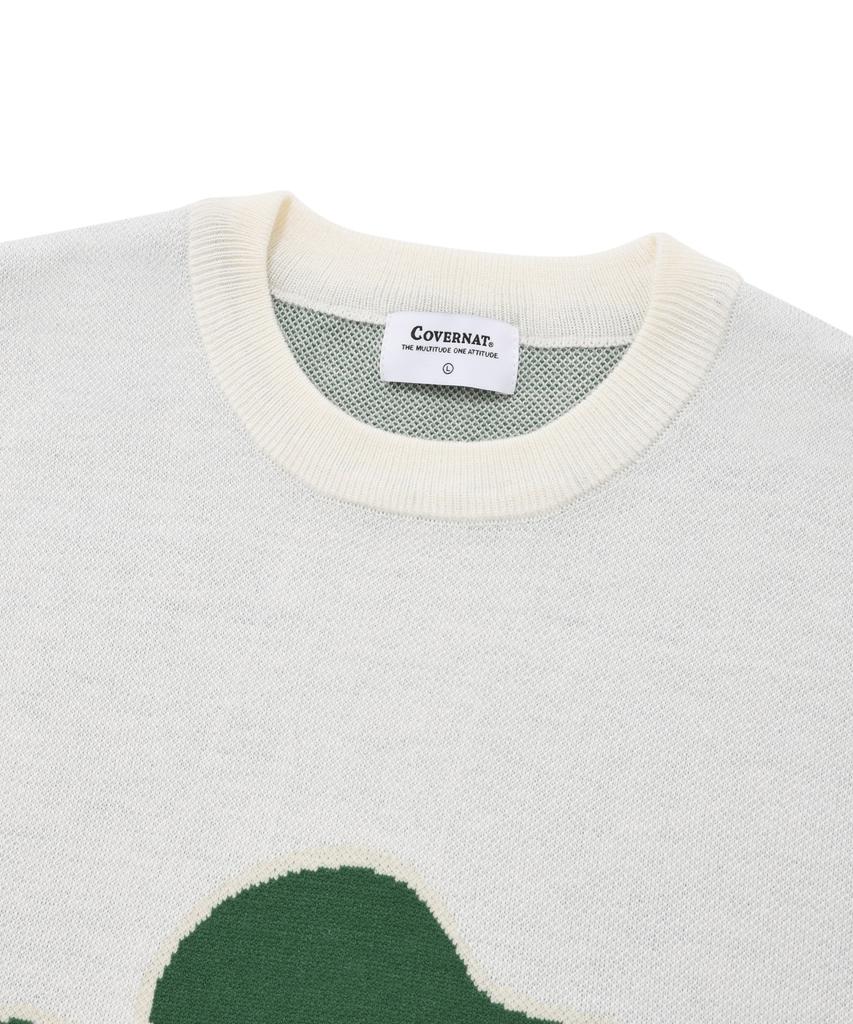 COVERNAT Clover Crewneck Knit Ivory