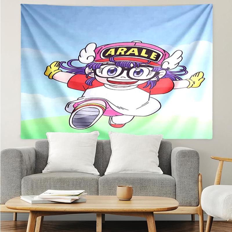 Arale Norimaki1 Tapestry for Bedroom Aesthetic Classroom Tapestries Wall Hanging for Living Room Dorm Office,Ideal Creative Gift