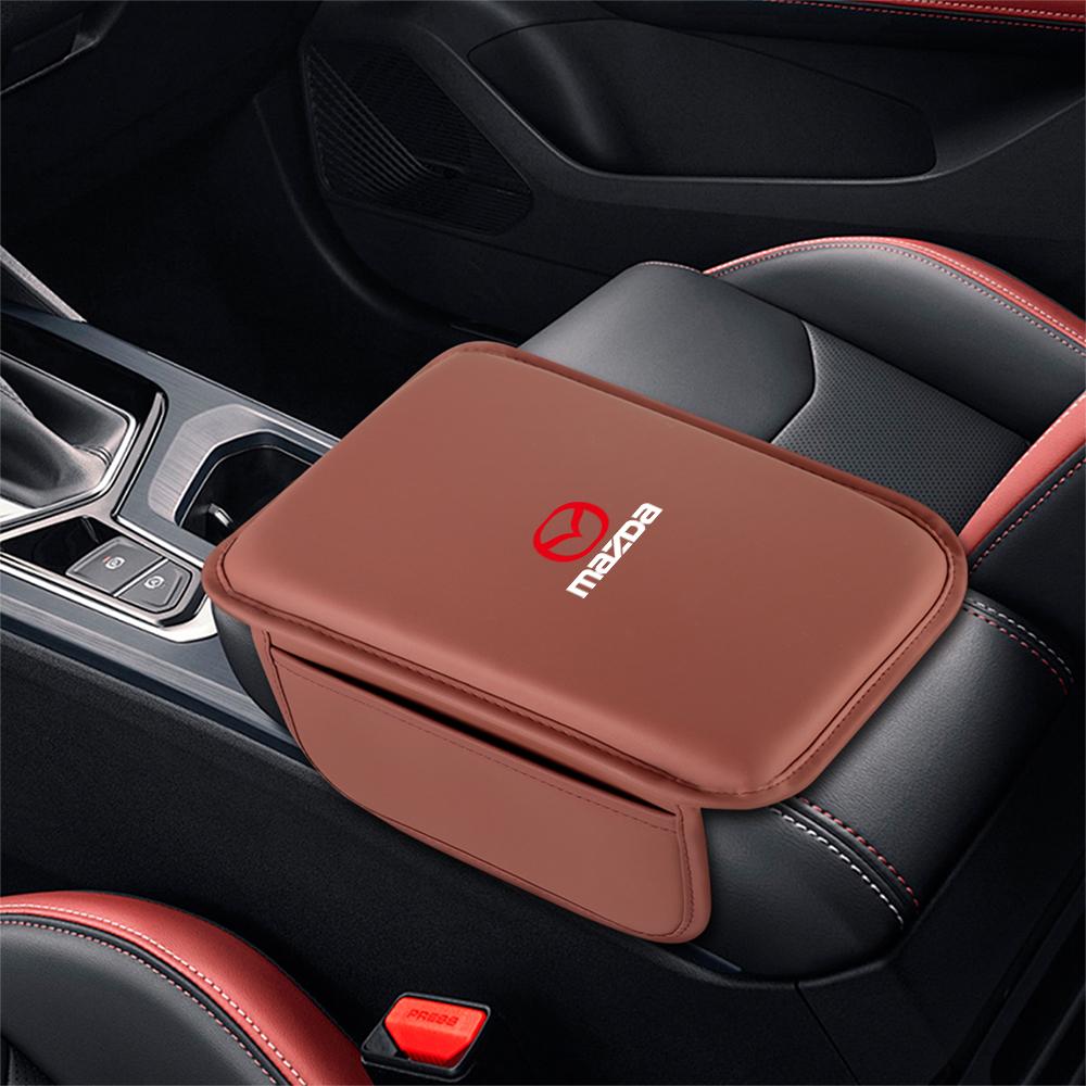 1pcs Car Center Console Arm Rest Lid Auto Central Armrest Box Pad for Mazda RX-8 626 BM BL BK GH GJ GL MX-3 MX-5 CX30 Skyactiv