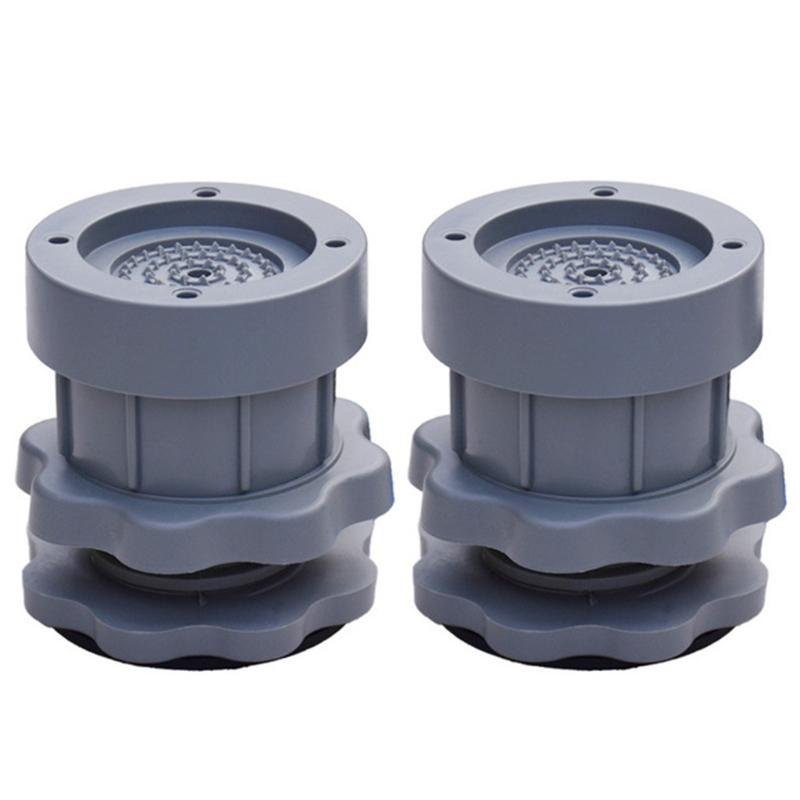 4 шт. Подушечки для ножек стиральной машины, противовибрационные ножки, регулируемые по высоте, нескользящие накладки, защита пола, защита мебели
