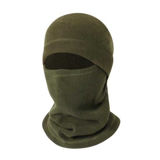 2Pcs/Set Winter Hat Scarf Set Solid Color Polar Fleece Thickened Riding Hat Adjustable Drawstring Neckerchief Set