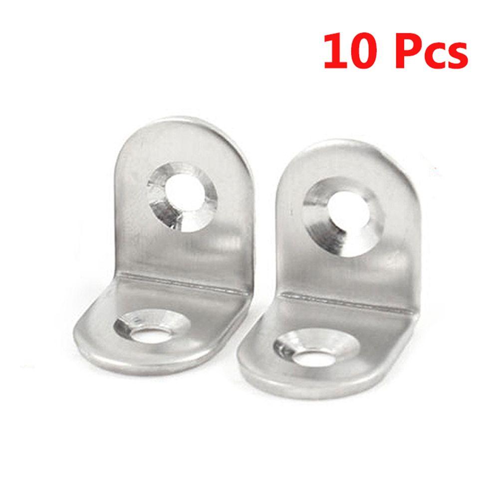 Стальной серебристый тон 90 градусов круглый конец металлический ремесленный угловой кронштейн декоративный угловой кронштейн мебель