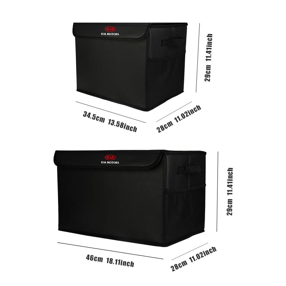 Large Capacity Car Trunk Storage Bag Soft Felt Organizer Box Accessories for KIA sportage ceed sorento optima picanto rio soul EQ9
