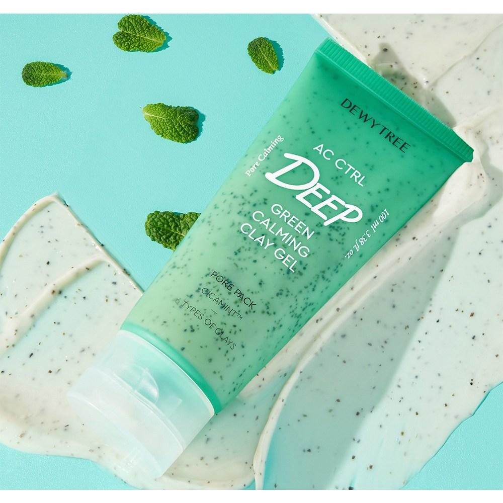 DEWYTREE AC Control Deep Green Calming Clay Gel Pore Pack 100 мл, 1 упаковка, 1 шт.