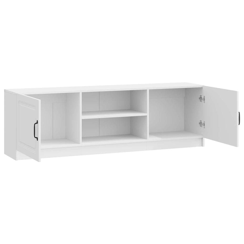 TV Cabinet High Gloss White 150 x 31 x 47 cm Particleboard