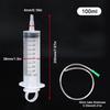 100/300/550ml Large Capacity Syringes Oil Pump With 50cm Hose Pet Feeding Measuring Pump Hydroponics Nutrient Big Syringe
