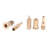1Pc Reusable Brass Nozzle Head Refill Butane Gas Adapter Inflatable Head For Various Lighter Brands Filling