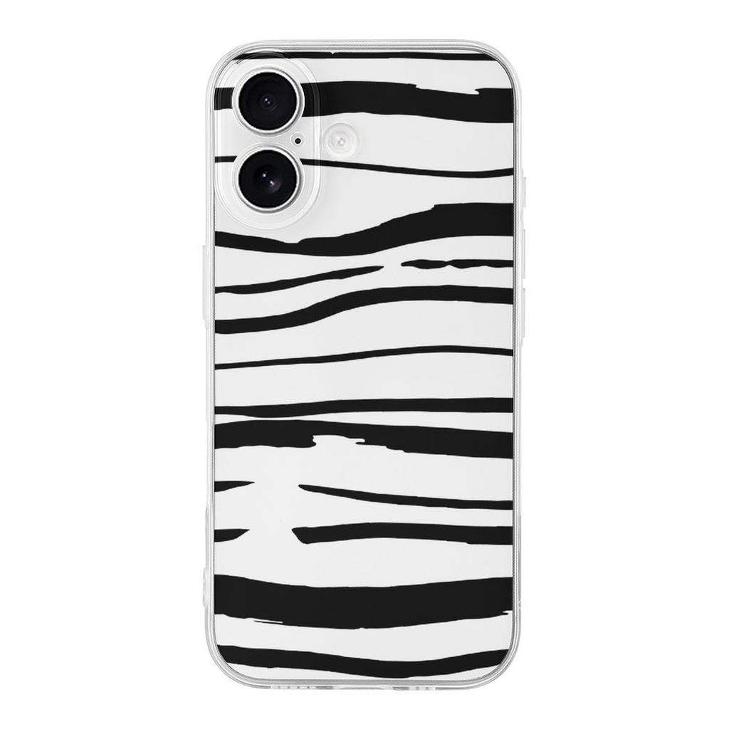 1 шт. ТПУ чехол для телефона серии iPhone 17 Прозрачный, приятный на ощупь, глянцевый дизайн, ежедневная защита