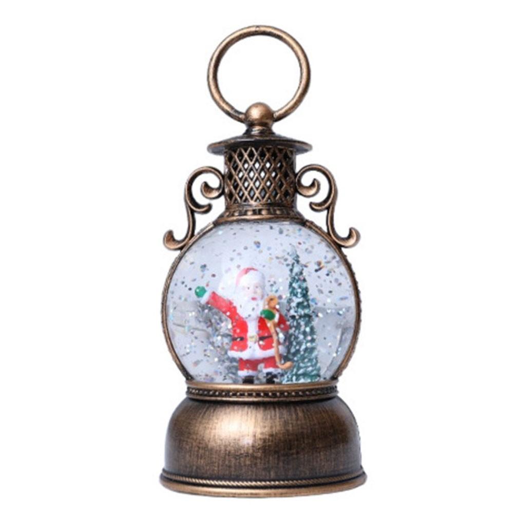 6-Hour Timer Christmas Water Lantern Snow Globe Ornament