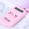 Mini Cartoon Calculator Pendant Cute Keychain Calculator Practical Portable Digits Display