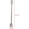 2 Pcs Gold Silver Melting Long Handle Stainless Steel Spoon Stirring Rod Spoon Melting Casting Refining Gold Silver Tool Multifunctional Coffee