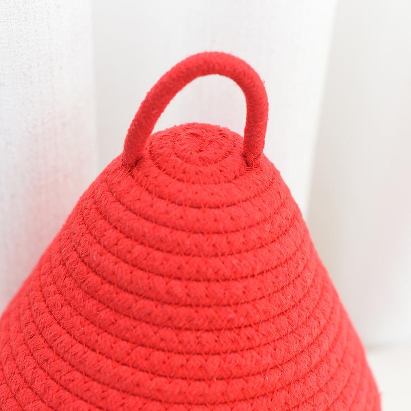 1 шт. Маленькие контейнеры для дома INS с крышкой Домашнее хранение Плетеные корзины из хлопковой веревки Богема 5 стилей