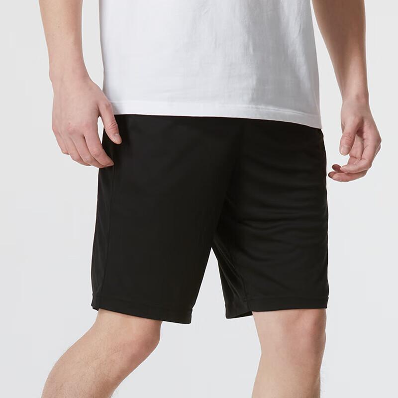 Puma Принт логотипа эластичный пояс прямые штанины повседневные шорты мужские шорты черные 588864-01