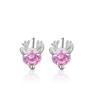 Minimalist Christmas Antler Stud Earrings For Women Small Delicate Fresh Temperament Versatile Cold Jewelry