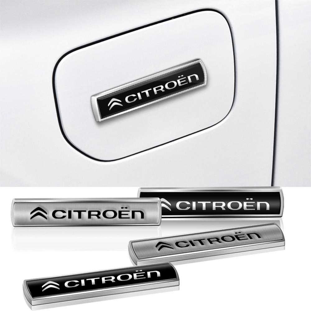 1PCS Car 3D Metal Sticker Long Trunk Body Decoration Sticker For Citroen C1 C2 C3 C4 Picasso C-ELYSEE DS3 Berlingo Cactus C4L C6