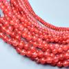 For Jewelry Making Beading Accessories Bracelets Round Watermelon Red Stone Handwork 60-20Pcs Natural Stone Loose Beads DIY Fashion 4-12mm  Beads