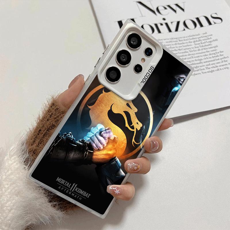 Mortal Kombat Game Soft Phone Case for Samsung Galaxy S24 S25 FE S26 Edge S23 Ultra S22 Plus S21 + Shockproof Cover Back Shell