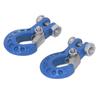 RC Car Tow Hook Trailer Chain Set Upgrade Part Decoration Fit for SCX10 D90 110 RC Crawler Truck