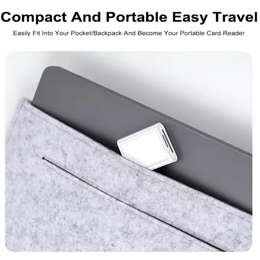 Многофункциональный адаптер для карт памяти SD TF для iPad Pro, Macbook и других планшетов.