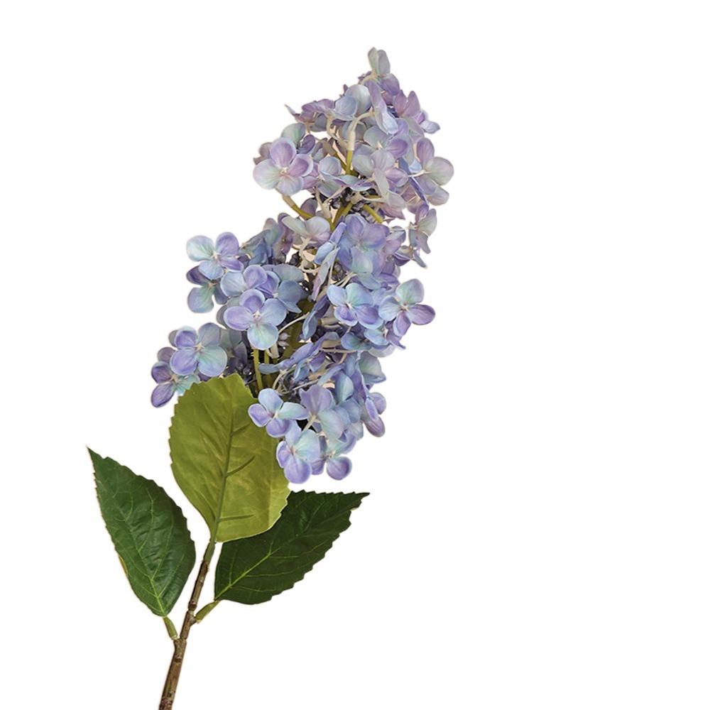 Роскошная ветка гортензии сиреневого цвета, пластиковый искусственный цветок, декор для дома, отеля, стола
