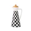 400/800ml Ceramic Oil Dispenser Bottle Dust-proof Design Handmade Ceramics Oil Can for Kitchen Cooking Olive Oil Soy Sauce Vinegar Cruet Storage