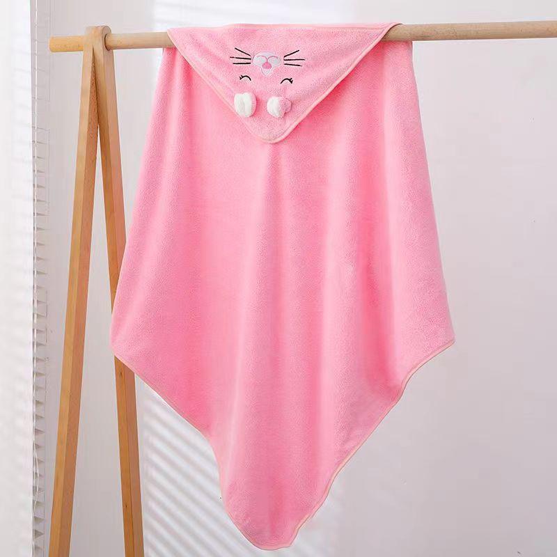 Милое банное полотенце для младенца, мягкое впитывающее полотенце, пеленка для новорожденного, детские одеяла для девочек и мальчиков