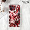 Чехол Samurai Oni Mask для Apple iPhone 11 13 14 12 Pro Max 7 8 XR X 6 5 5S SE 2022 13ProMax черный силиконовый чехол для телефона