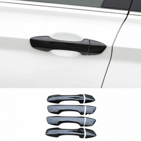 For Volkswagen Jetta Mk7 2019-2021 Black Exterior Side Door Handle Cover Trim