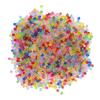 2000pcs Faceted Beads Delicate DIY Handcraft Acrylic Bead Small Hole Beads for Bracelet Earrings